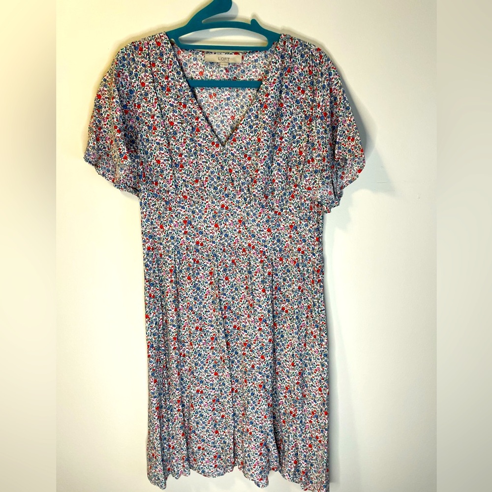 Floral V-Neck Dress